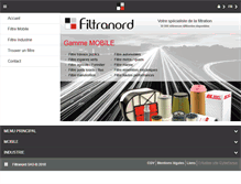 Tablet Screenshot of filtranord.com